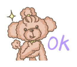 Poodle&yorkie. sticker #2729490