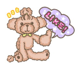 Poodle&yorkie. sticker #2729491