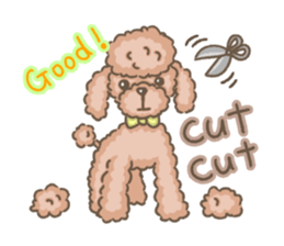 Poodle&yorkie. sticker #2729492