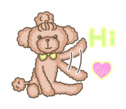 Poodle&yorkie. sticker #2729494