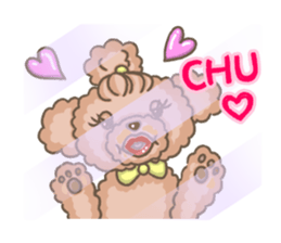 Poodle&yorkie. sticker #2729497