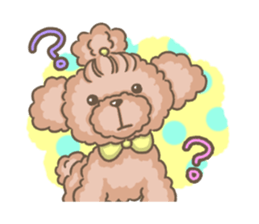 Poodle&yorkie. sticker #2729501