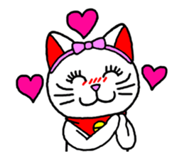 Maneki kun and his friends 2 sticker #2729789