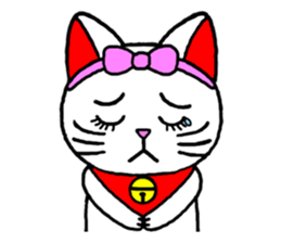 Maneki kun and his friends 2 sticker #2729806