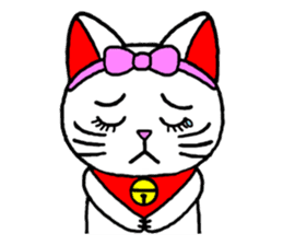 Maneki kun and his friends 2 sticker #2729806