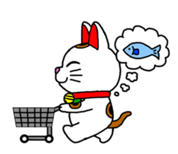 Maneki kun and his friends 2 sticker #2729807