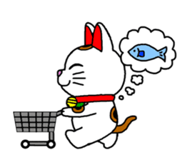 Maneki kun and his friends 2 sticker #2729807