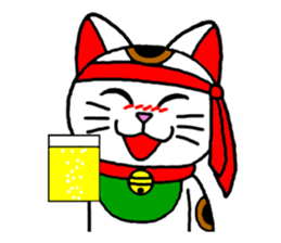 Maneki kun and his friends 2 sticker #2729809