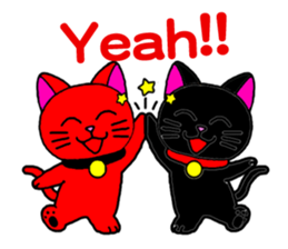 Maneki kun and his friends 2 sticker #2729824