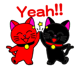 Maneki kun and his friends 2 sticker #2729824