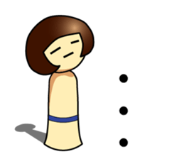 Japanese figure Natsuko sticker #2730027