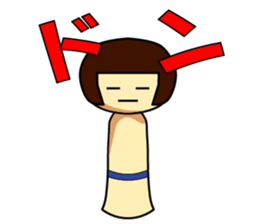 Japanese figure Natsuko sticker #2730039