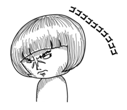 Japanese figure Natsuko sticker #2730045