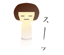 Japanese figure Natsuko sticker #2730050