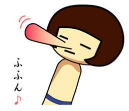 Japanese figure Natsuko sticker #2730057