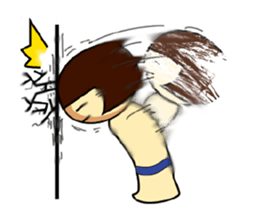 Japanese figure Natsuko sticker #2730059