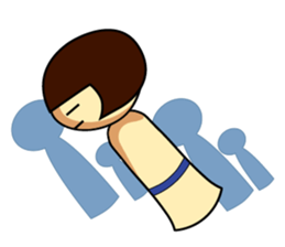 Japanese figure Natsuko sticker #2730064