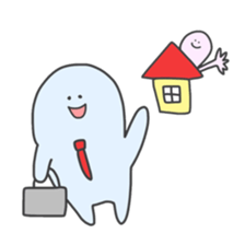 Pink & Light blue sticker #2730115