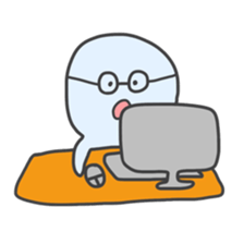 Pink & Light blue sticker #2730138