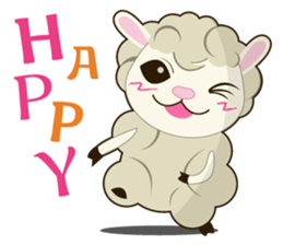Daily conversation of sheep of Mumu sticker #2730867