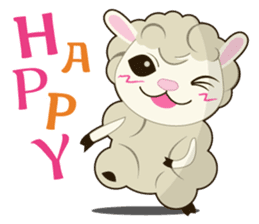 Daily conversation of sheep of Mumu sticker #2730867