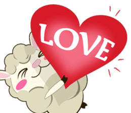 Daily conversation of sheep of Mumu sticker #2730868