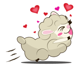 Daily conversation of sheep of Mumu sticker #2730869