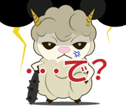 Daily conversation of sheep of Mumu sticker #2730870