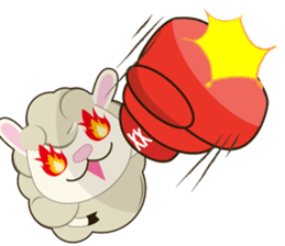 Daily conversation of sheep of Mumu sticker #2730871