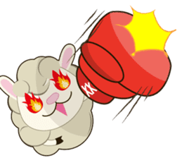 Daily conversation of sheep of Mumu sticker #2730871