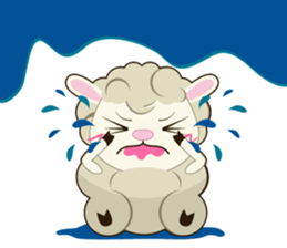 Daily conversation of sheep of Mumu sticker #2730872
