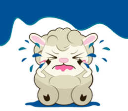 Daily conversation of sheep of Mumu sticker #2730872