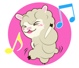 Daily conversation of sheep of Mumu sticker #2730874