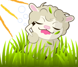 Daily conversation of sheep of Mumu sticker #2730879