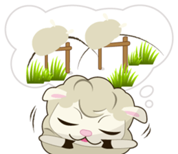 Daily conversation of sheep of Mumu sticker #2730880
