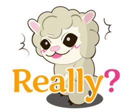 Daily conversation of sheep of Mumu sticker #2730886