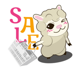 Daily conversation of sheep of Mumu sticker #2730888