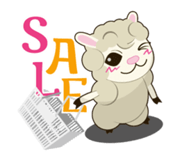 Daily conversation of sheep of Mumu sticker #2730888