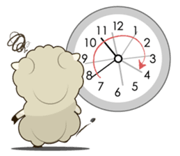 Daily conversation of sheep of Mumu sticker #2730890