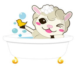 Daily conversation of sheep of Mumu sticker #2730894