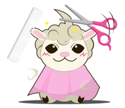 Daily conversation of sheep of Mumu sticker #2730895