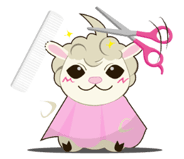 Daily conversation of sheep of Mumu sticker #2730895