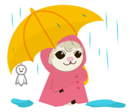 Daily conversation of sheep of Mumu sticker #2730897