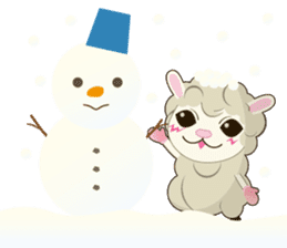 Daily conversation of sheep of Mumu sticker #2730898