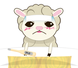 Daily conversation of sheep of Mumu sticker #2730902