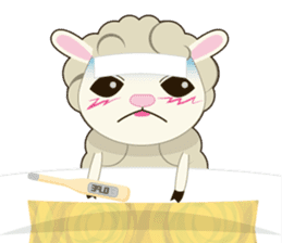 Daily conversation of sheep of Mumu sticker #2730902