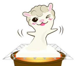 Daily conversation of sheep of Mumu sticker #2730904