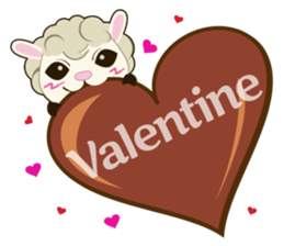 Daily conversation of sheep of Mumu sticker #2730905