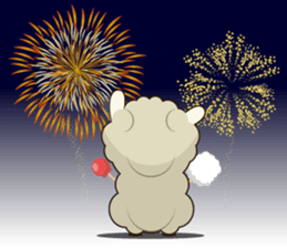 Daily conversation of sheep of Mumu sticker #2730906