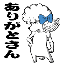 Mr. Jimmie of a strong toy poodle sticker #2731267